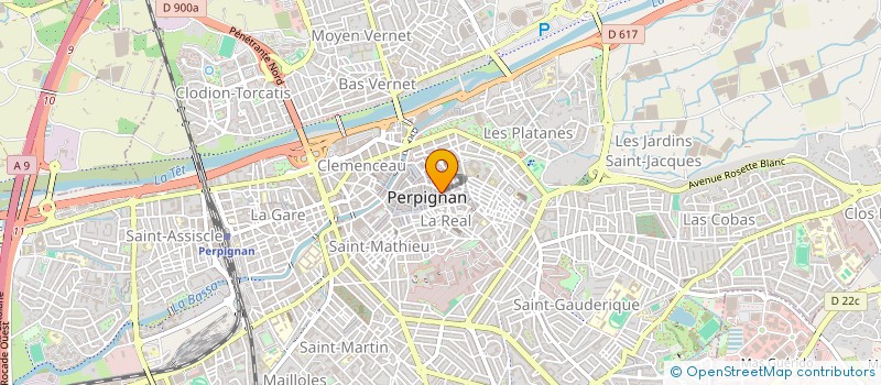 localisation de l'entreprise MONSIEUR OLIVIER BORG  PERPIGNAN