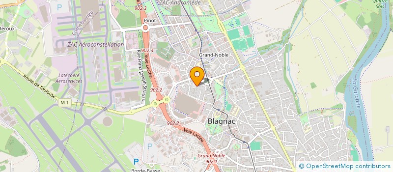 localisation de l'entreprise MONSIEUR OLIVIER BORIES à BLAGNAC