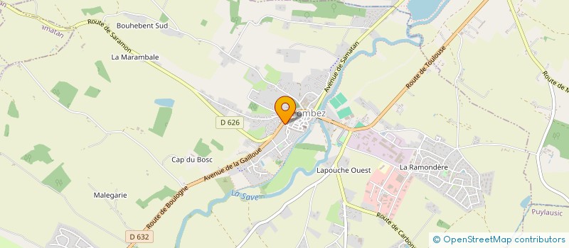 localisation de l'entreprise MONSIEUR OLIVIER BOSC à LOMBEZ