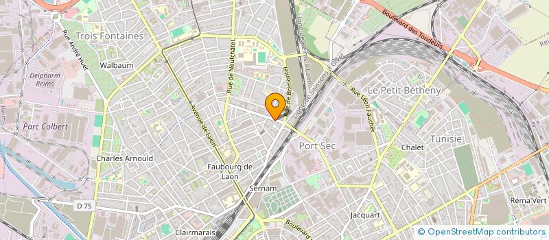 localisation de l'entreprise MONSIEUR OLIVIER BOSC  REIMS