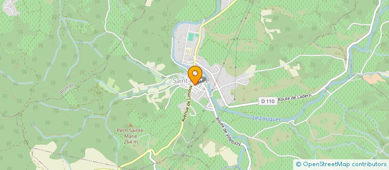 localisation de l'entreprise MONSIEUR OLIVIER BOSCA  SAINT-HILAIRE