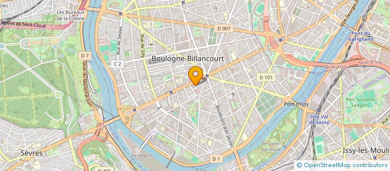 localisation de l'entreprise MONSIEUR OLIVIER BOSCO à BOULOGNE-BILLANCOURT