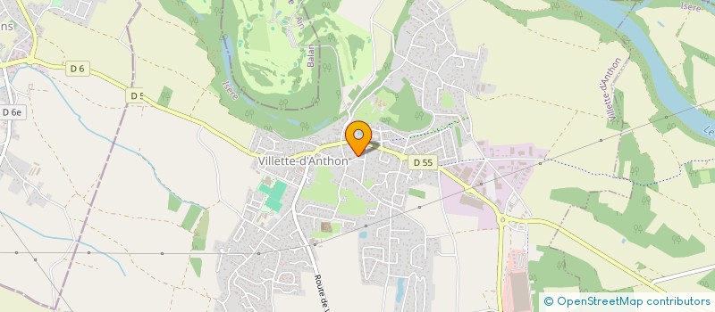 localisation de l'entreprise MONSIEUR OLIVIER BOSSET  VILLETTE-D'ANTHON