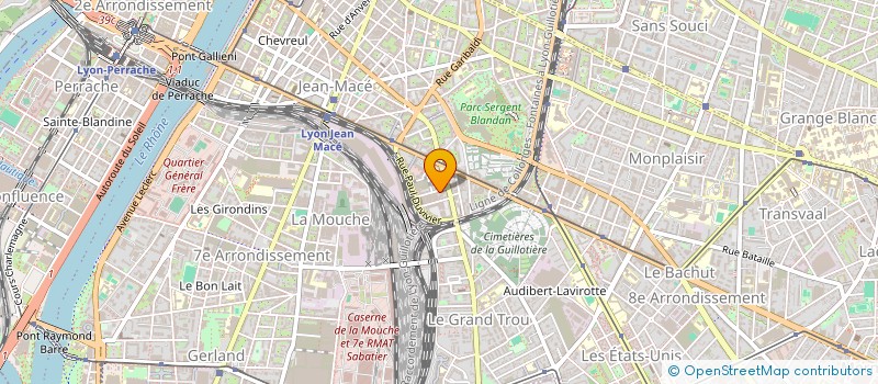 localisation de l'entreprise MONSIEUR OLIVIER BOSSON à LYON