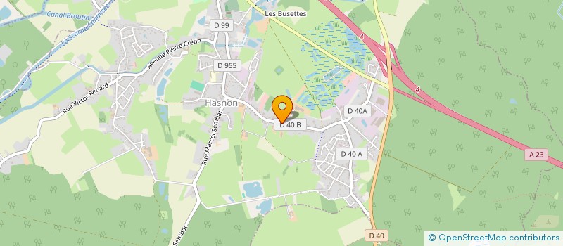 localisation de l'entreprise MONSIEUR OLIVIER BOTTE  HASNON