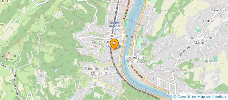 localisation de l'entreprise MONSIEUR OLIVIER BOTTIN  COUZON AU MONT D'OR