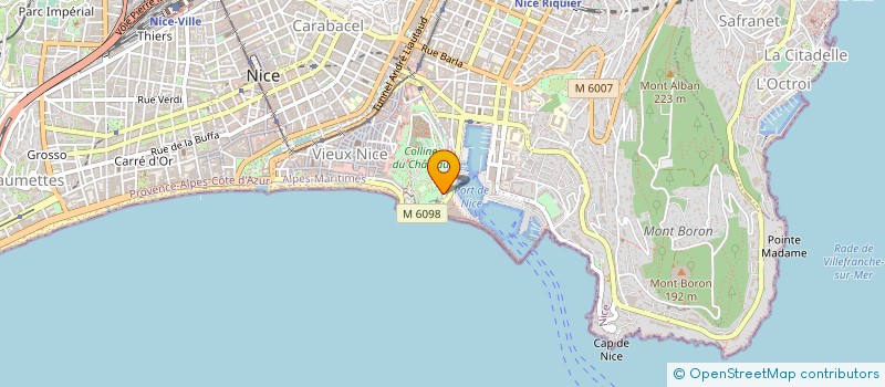 localisation de l'entreprise MONSIEUR OLIVIER BOUBE à NICE
