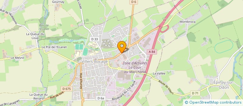 localisation de l'entreprise MONSIEUR OLIVIER BOUCHE  VILLERS-BOCAGE