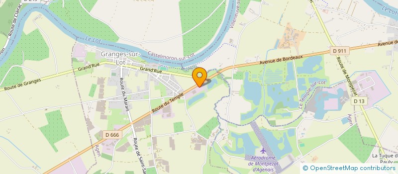 localisation de l'entreprise MONSIEUR OLIVIER BOUCHE  GRANGES SUR LOT