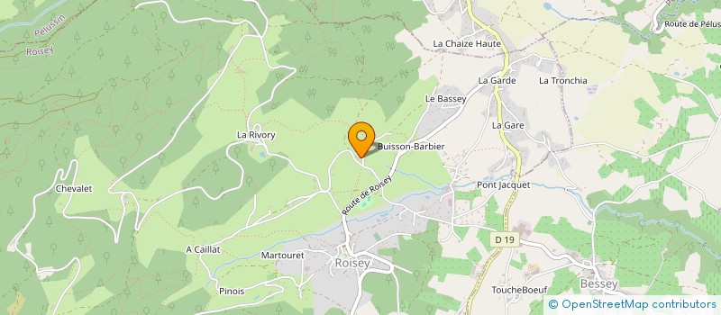 localisation de l'entreprise MONSIEUR OLIVIER BOUCHER à ROISEY