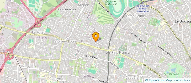 localisation de l'entreprise MONSIEUR OLIVIER BOUCHER  BORDEAUX