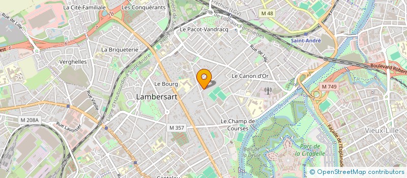 localisation de l'entreprise MONSIEUR OLIVIER BOUCHET-OLIVIER à LAMBERSART