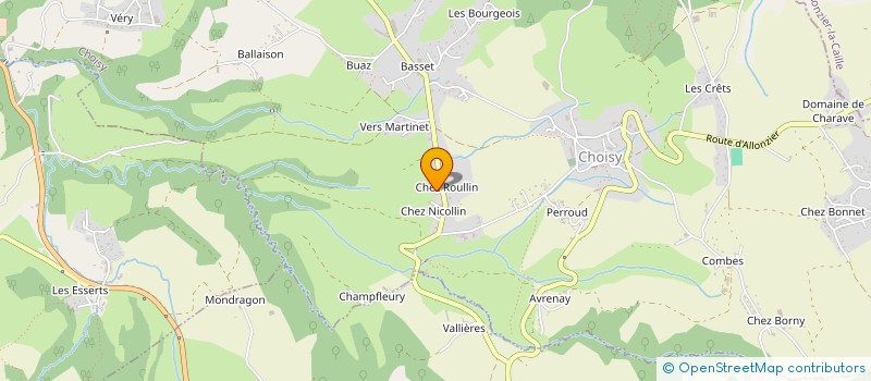 localisation de l'entreprise MONSIEUR OLIVIER BOUDIAS  CHOISY