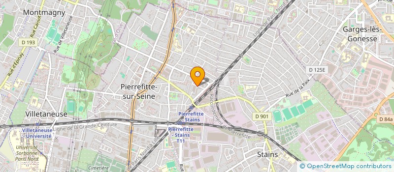 localisation de l'entreprise MONSIEUR OLIVIER BOUDINE à PIERREFITTE-SUR-SEINE