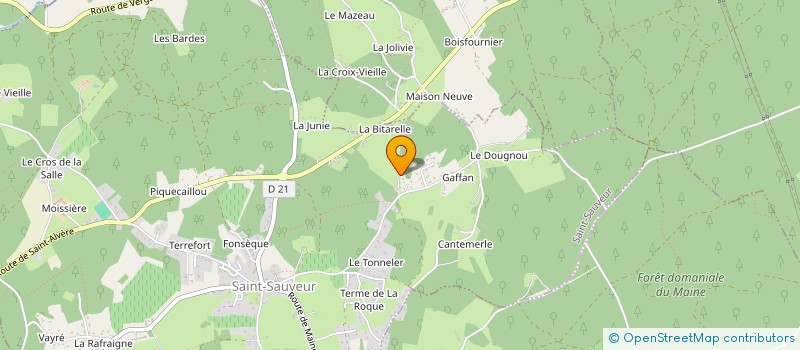 localisation de l'entreprise MONSIEUR OLIVIER BOUDON à SAINT-SAUVEUR