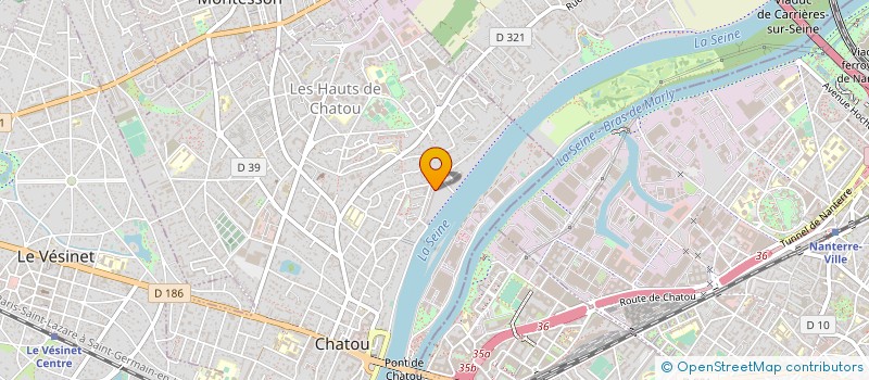 localisation de l'entreprise MONSIEUR OLIVIER BOUDOU  CHATOU