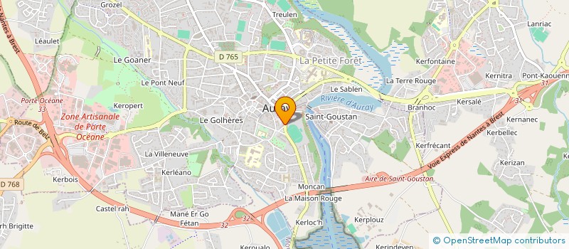 localisation de l'entreprise MONSIEUR OLIVIER BOUFFAY à AURAY