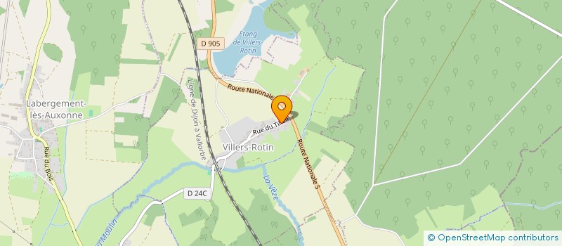 localisation de l'entreprise MONSIEUR OLIVIER BOUILLERET  VILLERS-ROTIN
