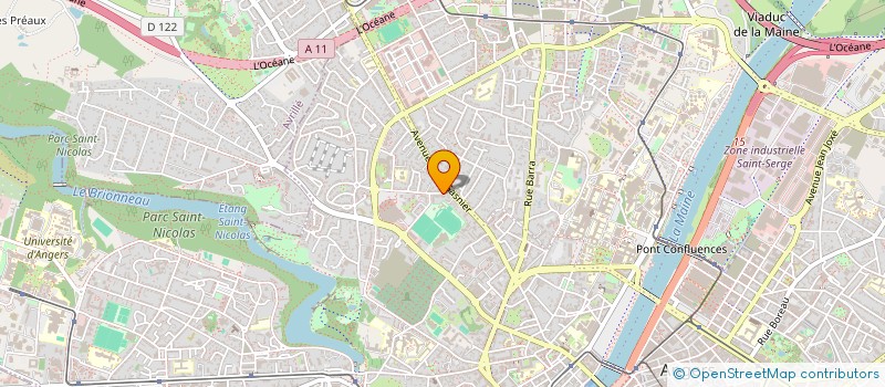 localisation de l'entreprise MONSIEUR OLIVIER BOUIN à ANGERS