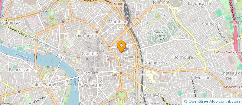 localisation de l'entreprise MONSIEUR OLIVIER BOULANGER à TOULOUSE