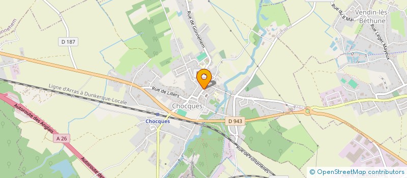 localisation de l'entreprise MONSIEUR OLIVIER BOULANGER  CHOCQUES