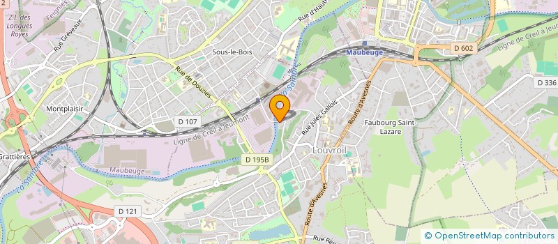 localisation de l'entreprise MONSIEUR OLIVIER BOULANGER  LOUVROIL