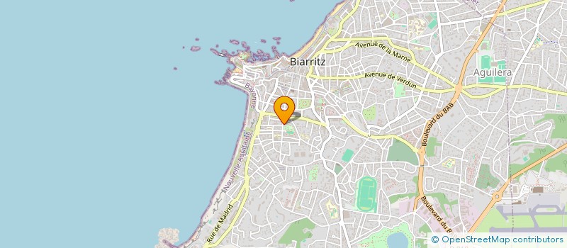 localisation de l'entreprise MONSIEUR OLIVIER BOULET à BIARRITZ
