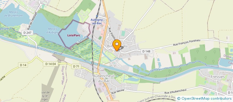 localisation de l'entreprise MONSIEUR OLIVIER BOULINGUEZ à AUBIGNY-AU-BAC