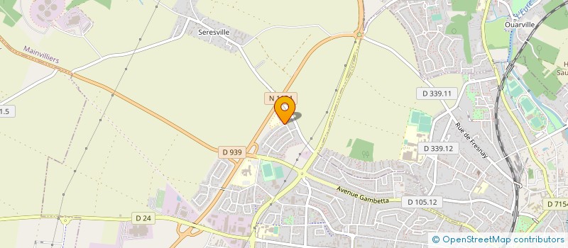 localisation de l'entreprise MONSIEUR OLIVIER BOURGEOIS à MAINVILLIERS
