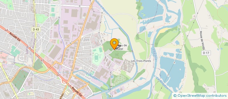 localisation de l'entreprise MONSIEUR OLIVIER BOURGEOIS  ROANNE