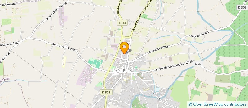 localisation de l'entreprise MONSIEUR OLIVIER BOURGEOIS  EYRAGUES