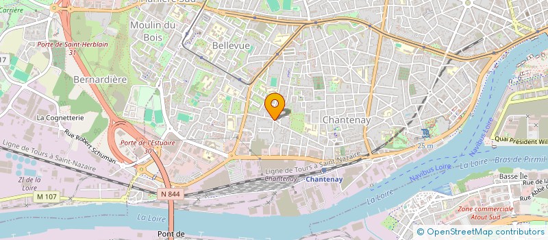 localisation de l'entreprise MONSIEUR OLIVIER BOURGET  NANTES