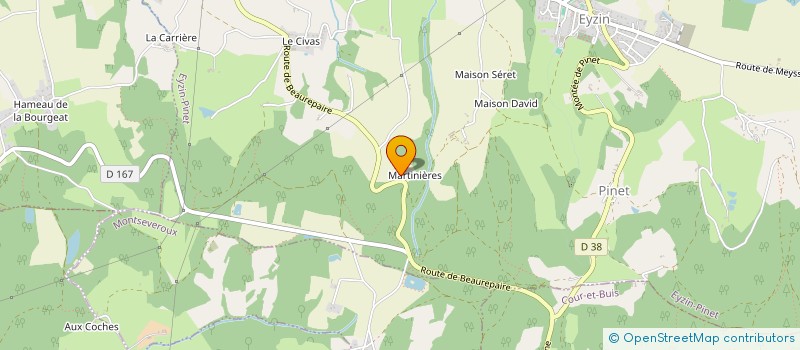 localisation de l'entreprise MONSIEUR OLIVIER BOURGUIGNON  SEPTEME