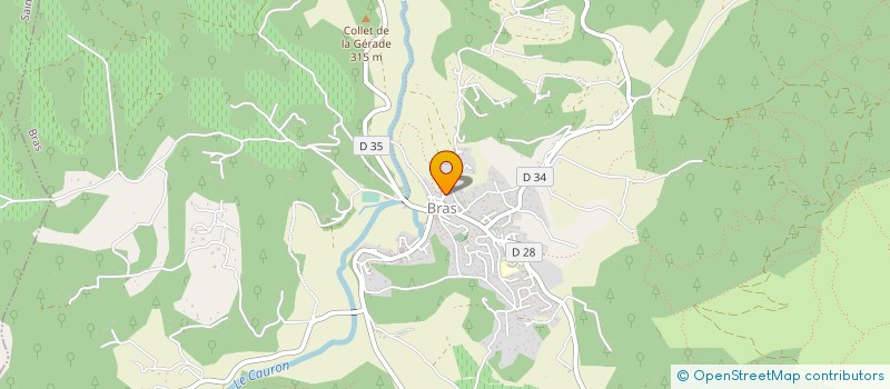 localisation de l'entreprise MONSIEUR OLIVIER BOURGUIGNON  BRAS