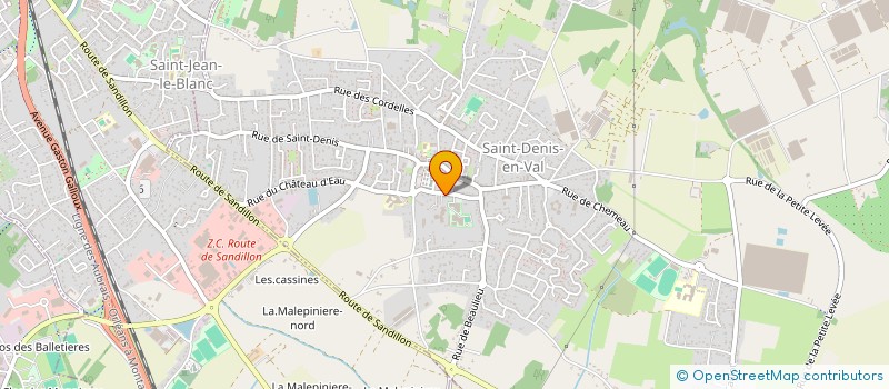 localisation de l'entreprise MONSIEUR OLIVIER BOURIT à SAINT-DENIS-EN-VAL