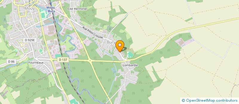 localisation de l'entreprise MONSIEUR OLIVIER BOURLARD  BURY