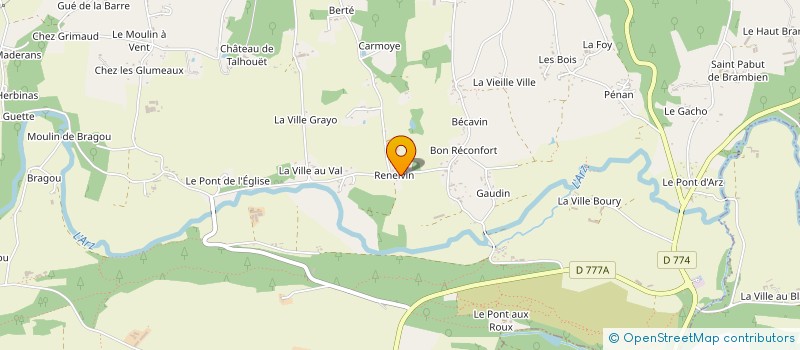 localisation de l'entreprise MONSIEUR OLIVIER BOURLO  PLUHERLIN