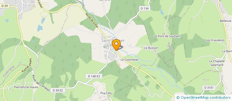 localisation de l'entreprise MONSIEUR OLIVIER BOUTOT  SAINT-BONNET-LA-RIVIERE