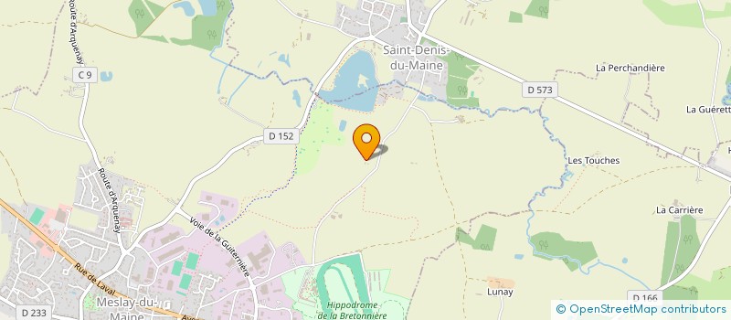 localisation de l'entreprise MONSIEUR OLIVIER BOUTRUCHE  LE BIGNON-DU-MAINE