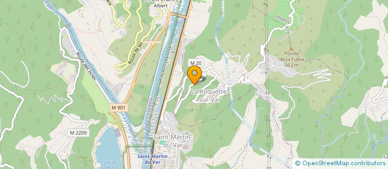 localisation de l'entreprise MONSIEUR OLIVIER BOUTRY  SAINT-MARTIN-DU-VAR