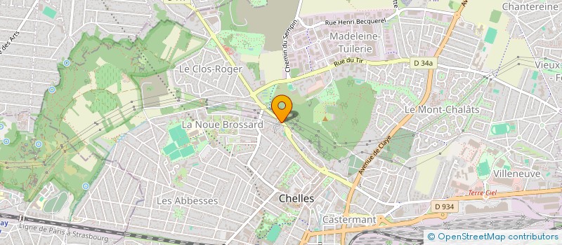 localisation de l'entreprise MONSIEUR OLIVIER BOUZIGUE  CHELLES