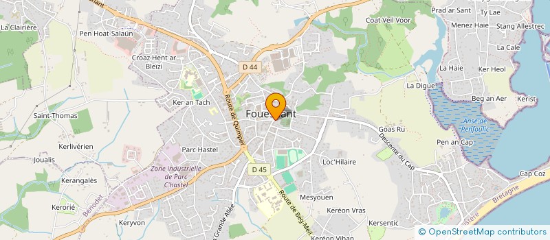 localisation de l'entreprise MONSIEUR OLIVIER BOYER  SAINT-EVARZEC