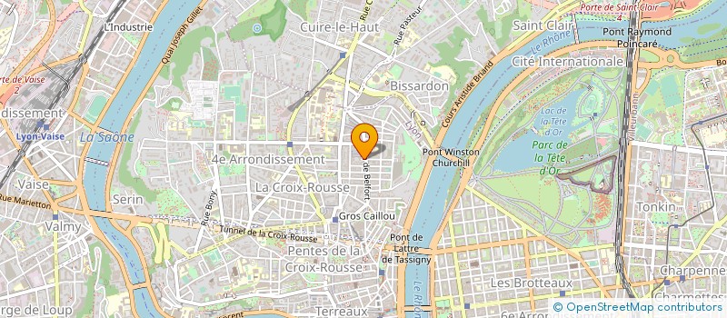 localisation de l'entreprise MONSIEUR OLIVIER BRAL à LYON