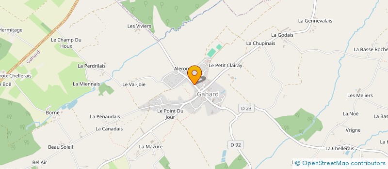 localisation de l'entreprise MONSIEUR OLIVIER BRARD  GAHARD