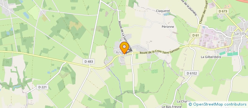 localisation de l'entreprise MONSIEUR OLIVIER BRASME  DRAGEY-RONTHON