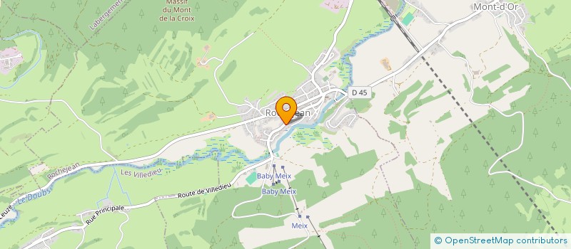 localisation de l'entreprise MONSIEUR OLIVIER BRASSART  ROCHEJEAN