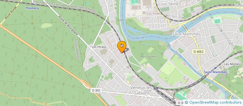 localisation de l'entreprise MONSIEUR OLIVIER BREHAMET  MORET-LOING-ET-ORVANNE