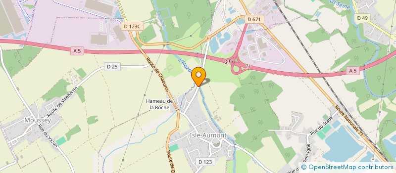 localisation de l'entreprise MONSIEUR OLIVIER BREMENT  ISLE-AUMONT