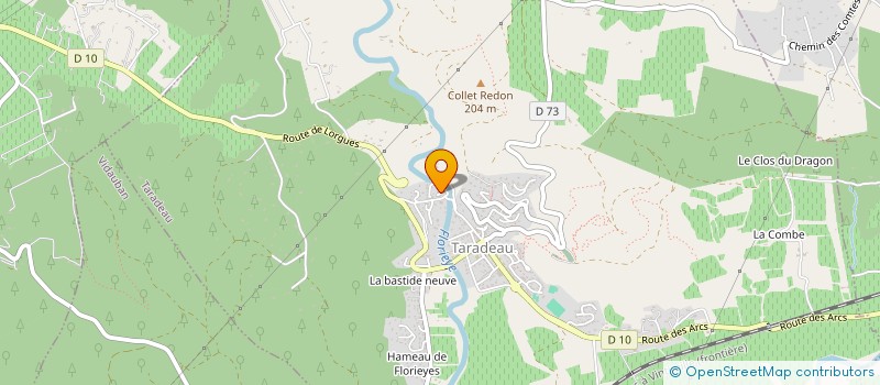 localisation de l'entreprise MONSIEUR OLIVIER BREMOND - LECOMTE  LES ARCS