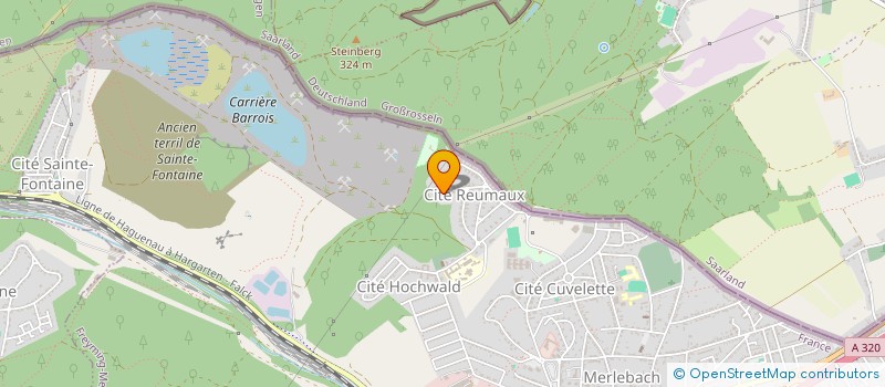 localisation de l'entreprise MONSIEUR OLIVIER BRENNSTUHL  FREYMING-MERLEBACH